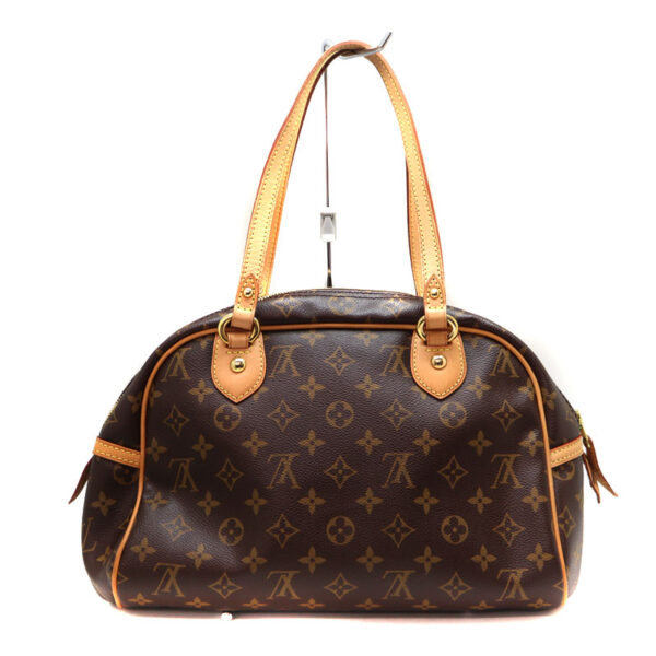 a23 6737 2 Louis Vuitton Montorgueil PM Tote Bag Monogram Canvas Brown