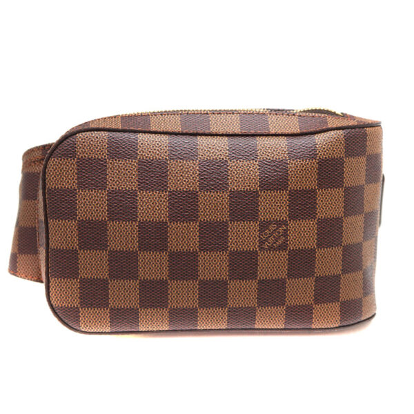 a23 6860 1 Louis Vuitton Jeronimos Shoulder Bag Damier Canvas Ebene Brown