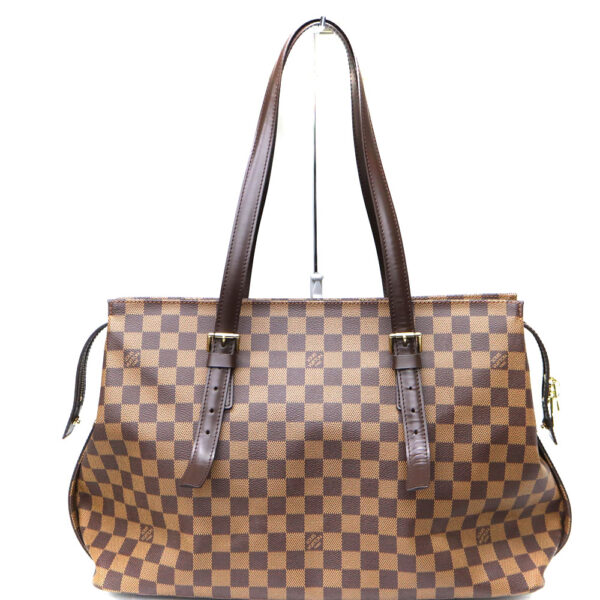 a23 6928 2 Louis Vuitton Chelsea Shoulder Bag Damier Canvas Brown