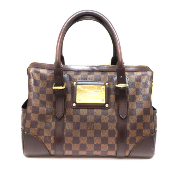 a23 7247 1 Louis Vuitton Berkeley Handbag Damier Canvas Ebene Brown