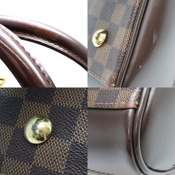 a23 7247 7 Louis Vuitton Berkeley Handbag Damier Canvas Ebene Brown