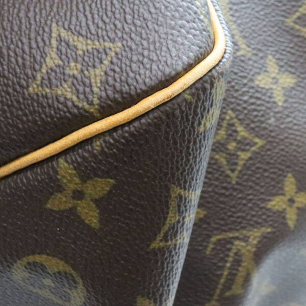 a23 7250 11 Louis Vuitton Keepall 60 Monogram Canvas Bag Brown