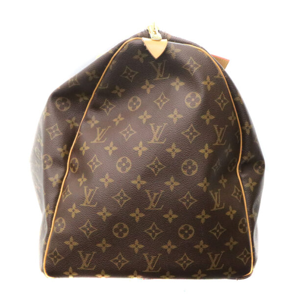 a23 7250 3 Louis Vuitton Keepall 60 Monogram Canvas Bag Brown