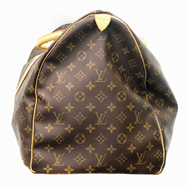 a23 7250 4 Louis Vuitton Keepall 60 Monogram Canvas Bag Brown