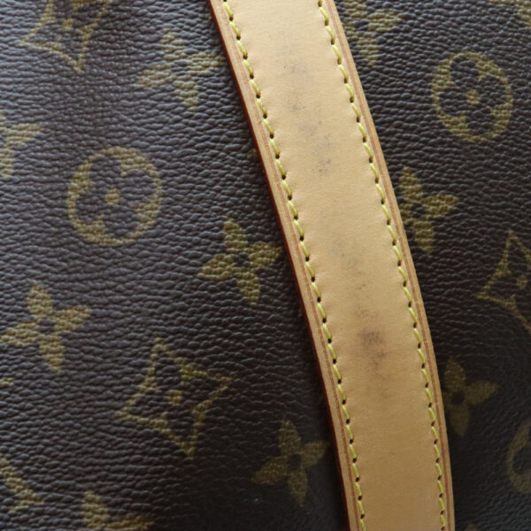 a23 7250 9 Louis Vuitton Keepall 60 Monogram Canvas Bag Brown