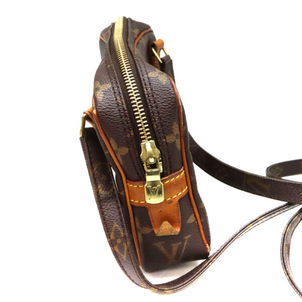 a23 7294 4 Louis Vuitton Pochette Marly Bandouliere Monogram Canvas Shoulder Bag Brown