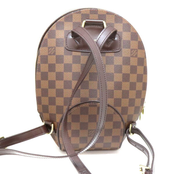 a23 8014 2 Louis Vuitton Ellipse Damier Canvas Backpack Brown