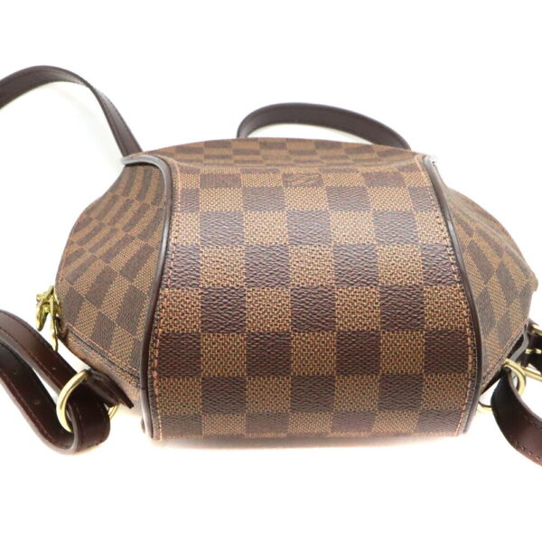 a23 8014 5 Louis Vuitton Ellipse Damier Canvas Backpack Brown