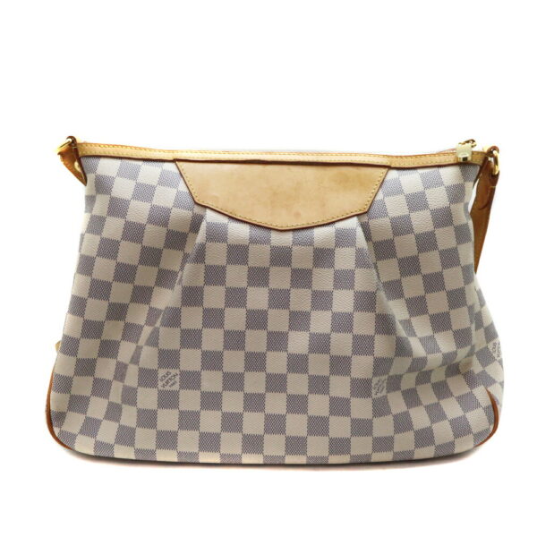 a23 8099 2 Louis Vuitton Syracuse MM Damier Canvas Shoulder Bag Azur