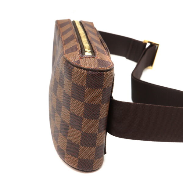 a23 8133 3 Louis Vuitton Jeronimos Damier Canvas Body Bag Brown