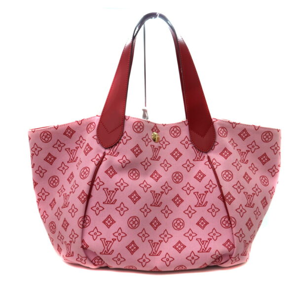 a23 8191 2 Louis Vuitton Ipanema PM Beach Line Tote Bag Pink