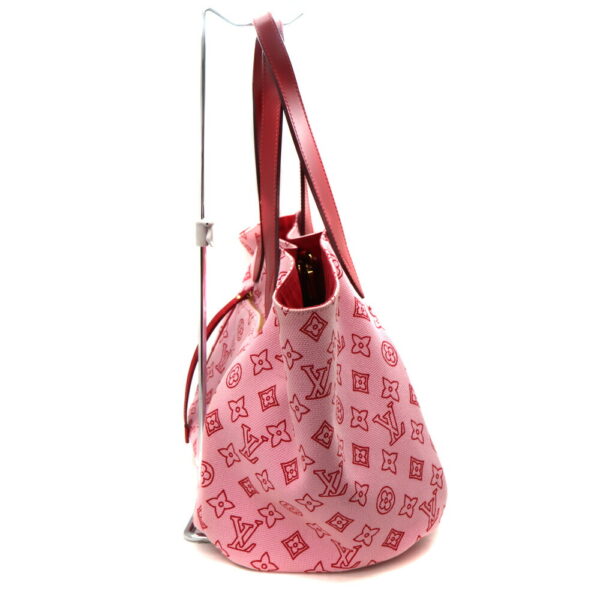 a23 8191 3 Louis Vuitton Ipanema PM Beach Line Tote Bag Pink