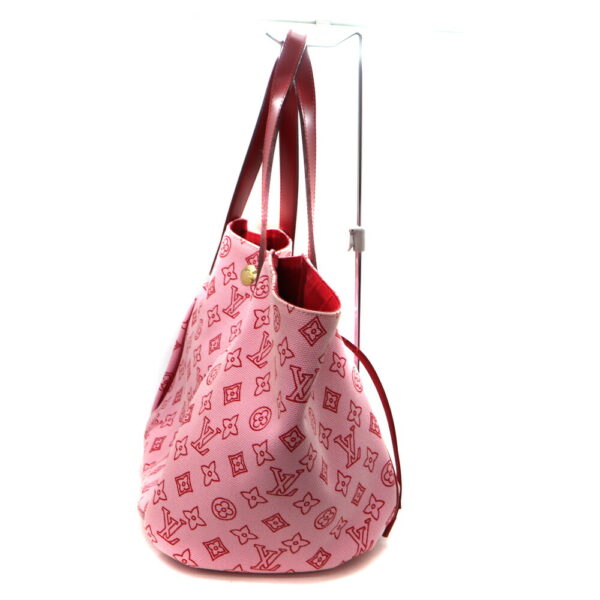 a23 8191 4 Louis Vuitton Ipanema PM Beach Line Tote Bag Pink