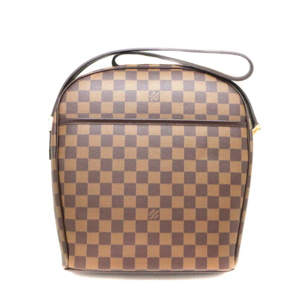 a23 8304 1 Louis Vuitton Ipanema GM Damier Canvas Shoulder Bag Brown