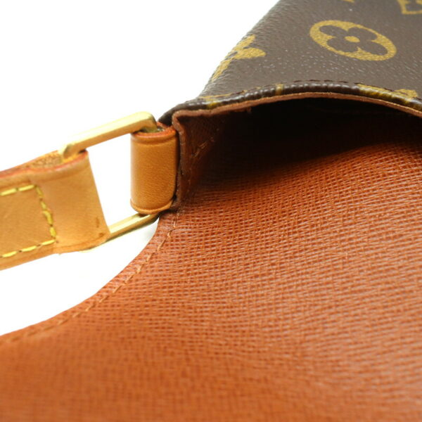 a23 837 8 Louis Vuitton Musette Salsa Monogram Canvas Shoulder Bag Brown