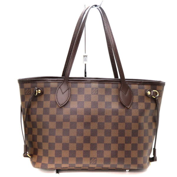 a23 8408 2 Louis Vuitton Neverfull PM Handbag Damier Brown