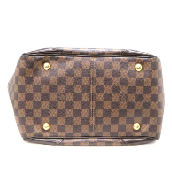 a23 8410 5 Louis Vuitton Verona MM Damier Canvas Handbag Brown