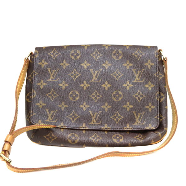 a23 8457 1 Louis Vuitton Musette Tango Shoulder Bag Monogram Canvas