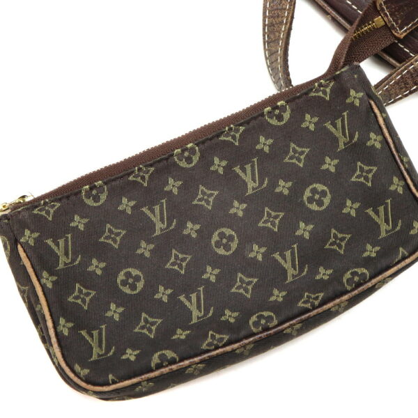 a23 8485 12 Louis Vuitton Bucket PM Handbag Monogram Minilan Brown