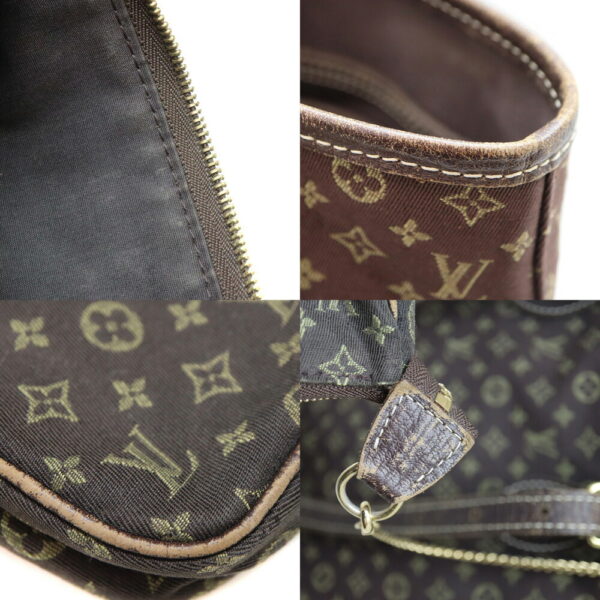 a23 8485 7 Louis Vuitton Bucket PM Handbag Monogram Minilan Brown