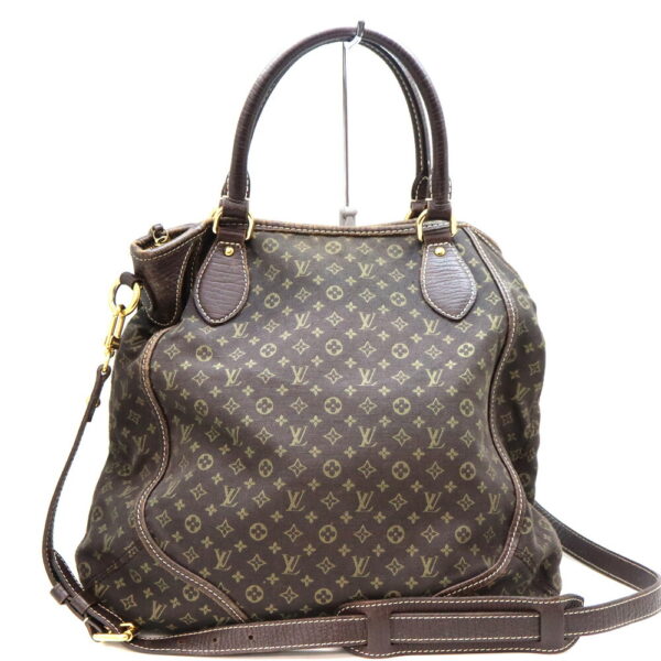 a23 8486 2 Louis Vuitton Bouzas Enrouge Monogram Mini Run Bag Brown