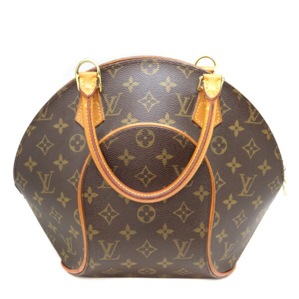 a23 8489 1 Louis Vuitton Ellipse PM Monogram Canvas Handbag Brown