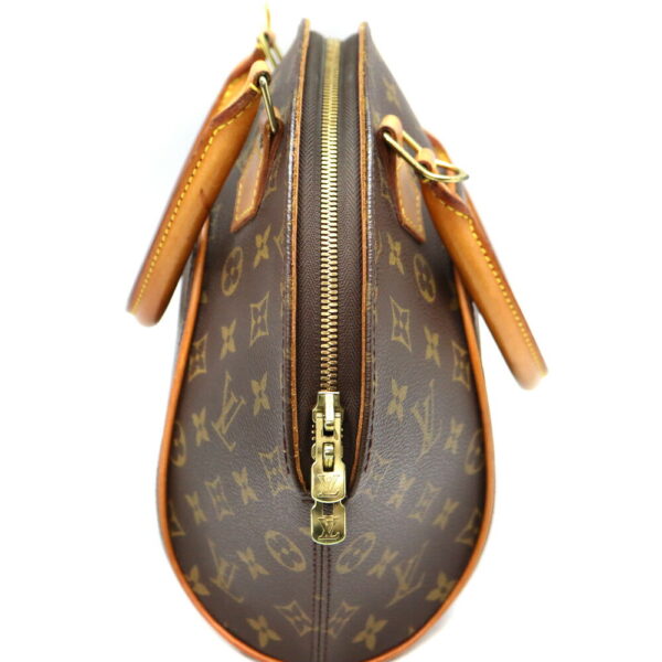 a23 8489 3 Louis Vuitton Ellipse PM Monogram Canvas Handbag Brown