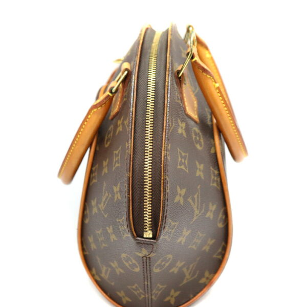 a23 8489 4 Louis Vuitton Ellipse PM Monogram Canvas Handbag Brown