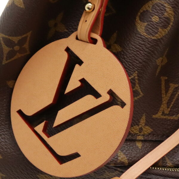 a23 8555 10 Louis Vuitton Monsouris NM PM Rucksack Monogram Brown