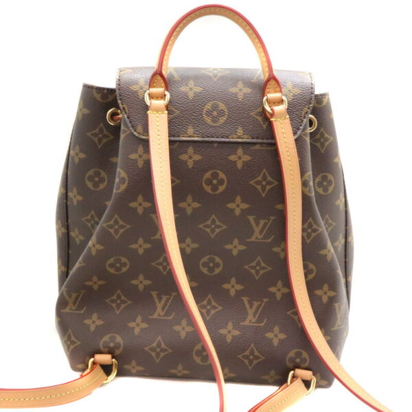 a23 8555 2 Louis Vuitton Monsouris NM PM Rucksack Monogram Brown