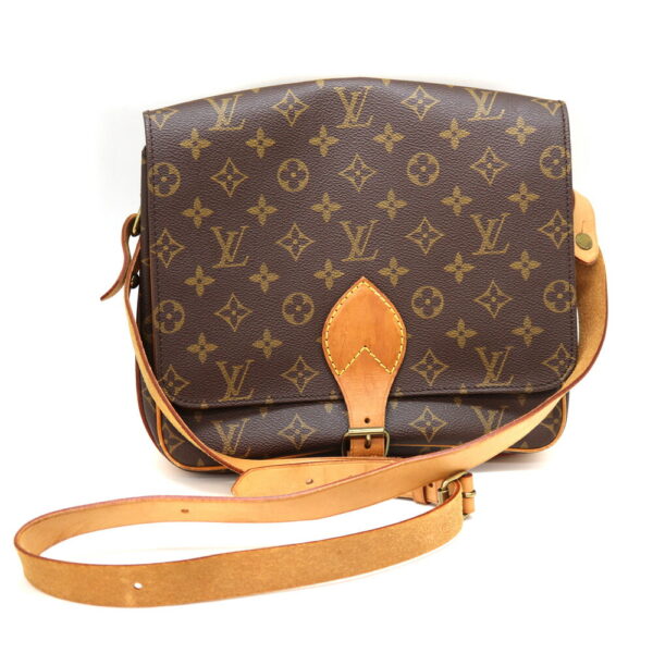 a23 8643 1 Louis Vuitton Cartesiere GM Shoulder Bag Monogram Brown