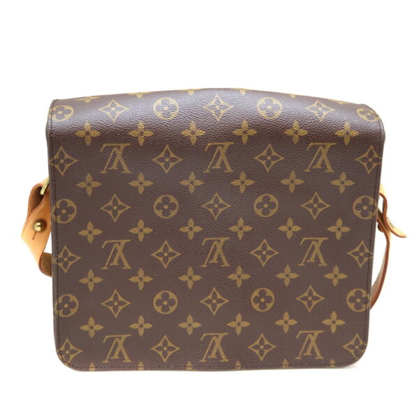 a23 8643 2 Louis Vuitton Cartesiere GM Shoulder Bag Monogram Brown