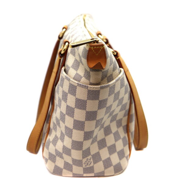 a23 8928 4 Louis Vuitton Totally PM Tote Bag Damier Canvas White