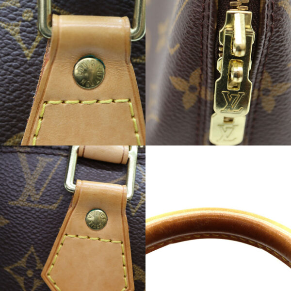 a23 8994 7 Louis Vuitton Alma Monogram Canvas Handbag Brown