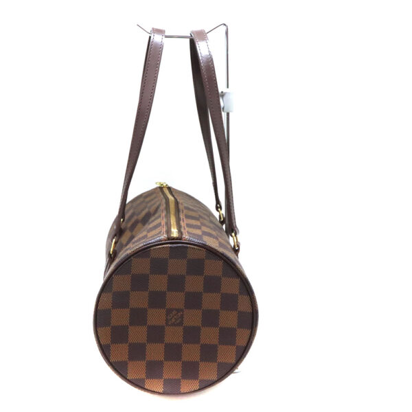 a23 9236 4 Louis Vuitton Papillon 30 Damier Ebene Canvas Handbag Brown