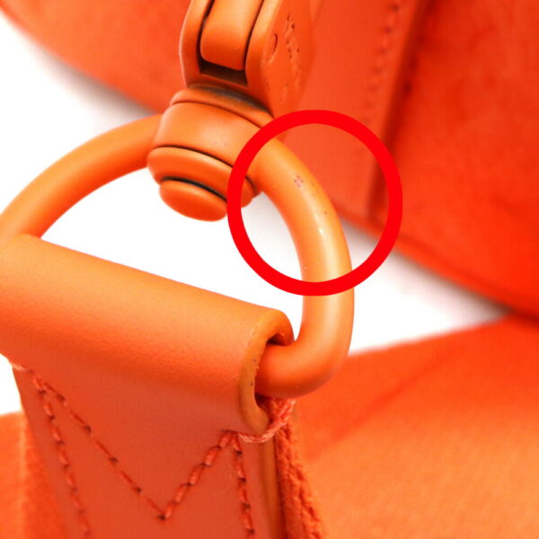 a23 9251 10 Louis Vuitton Keepall Bandouliere 25 Monogram Macassar Leather Shoulder Bag Orange