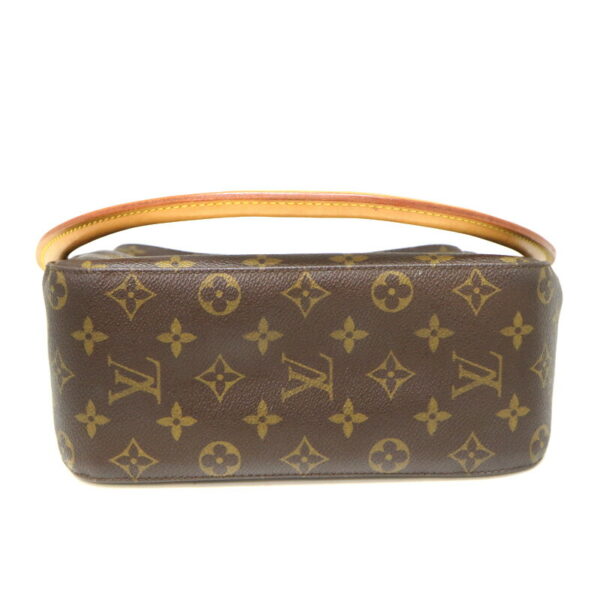 a23 929 5 Louis Vuitton Looping MM Handbag Monogram Canvas Brown