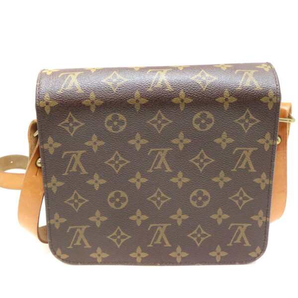 a23 9358 2 Louis Vuitton Cartesiere 22 Shoulder Bag Monogram Brown