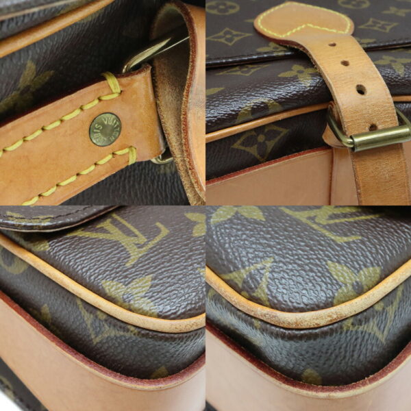 a23 9358 6 Louis Vuitton Cartesiere 22 Shoulder Bag Monogram Brown