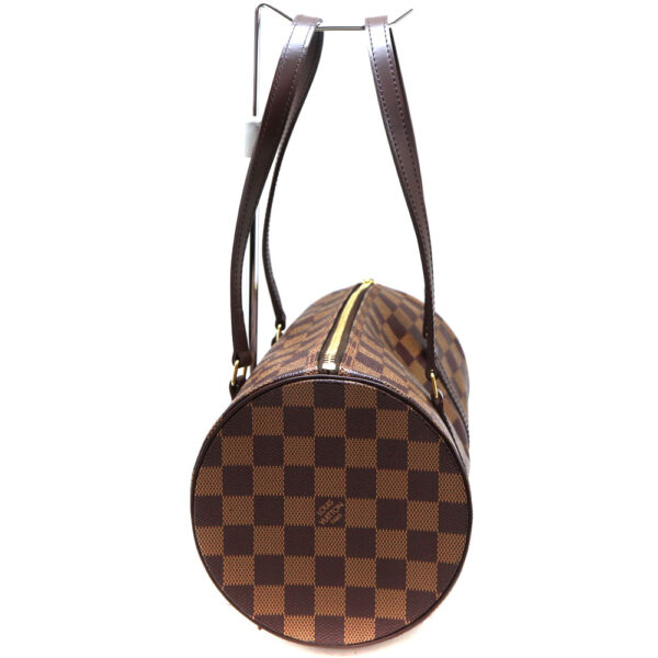 a23 9414 3 Louis Vuitton Papillon 30 Damier Canvas Handbag Brown