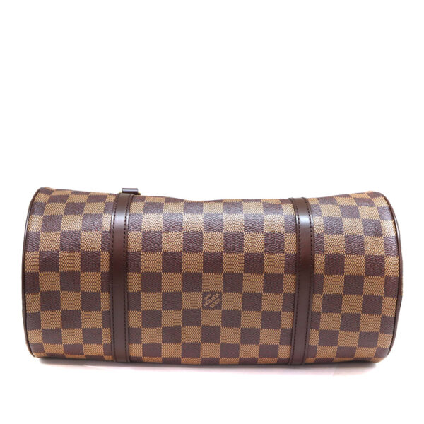 a23 9414 6 Louis Vuitton Papillon 30 Damier Canvas Handbag Brown