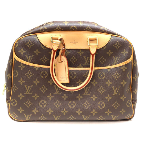 a23 9470 1 Louis Vuitton Bowling Vanity Monogram Canvas Handbag Brown