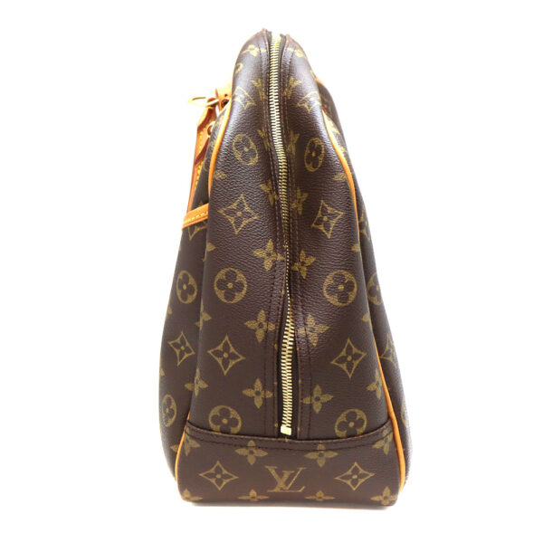 a23 9470 3 Louis Vuitton Bowling Vanity Monogram Canvas Handbag Brown