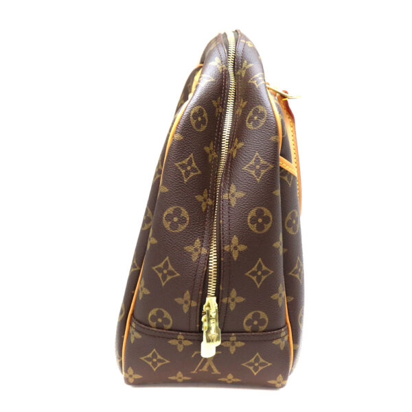 a23 9470 4 Louis Vuitton Bowling Vanity Monogram Canvas Handbag Brown