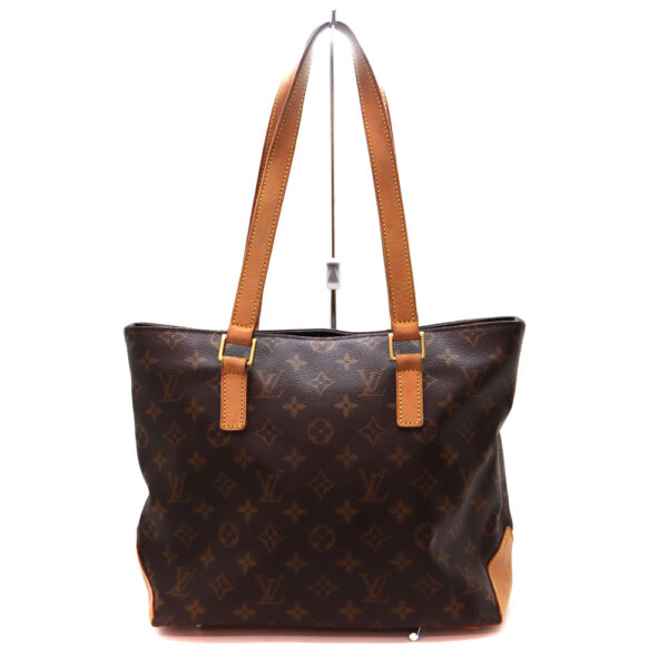 a23 9869 2 Louis Vuitton Hippo Piano Monogram Canvas Shoulder Bag Brown Black