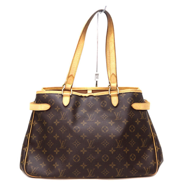 a23 9980 2 Louis Vuitton Batignolles Horizontal Monogram Canvas Tote Bag Brown