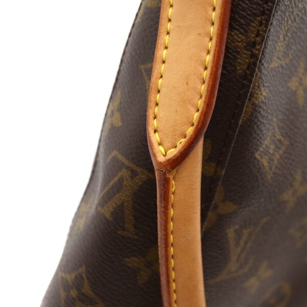 a24 144 7 Louis Vuitton Looping GM Monogram Canvas Handbag Brown