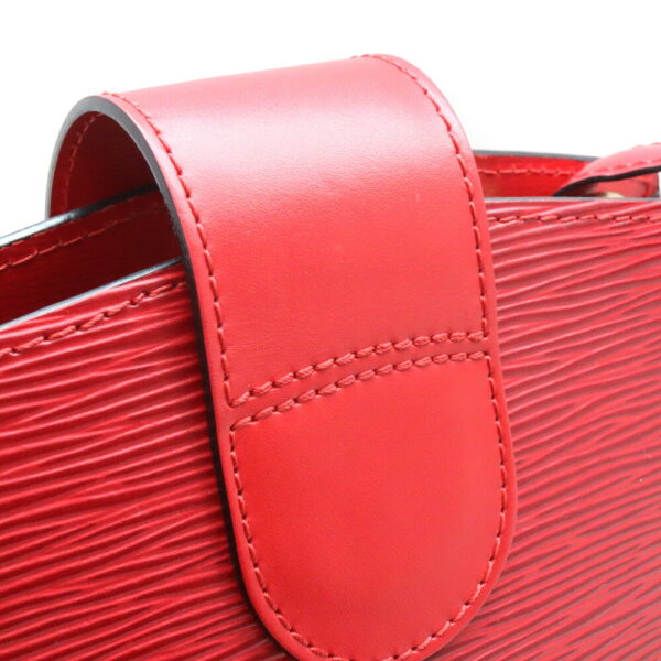 a24 197 10 Louis Vuitton Cluny Epi Leather Shoulder Bag Red