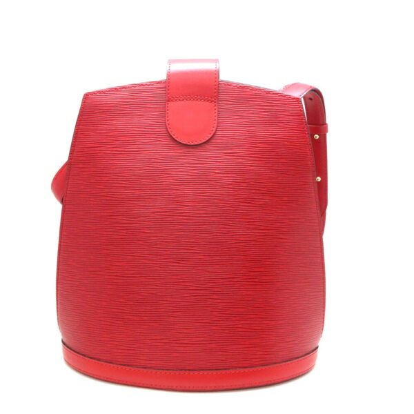 a24 197 2 Louis Vuitton Cluny Epi Leather Shoulder Bag Red