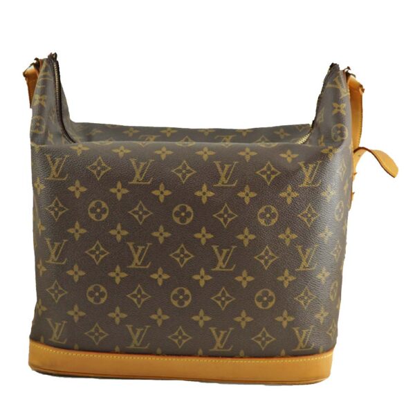 b1 edited 1 Louis Vuitton Amfer Vanity Shoulder Bag Monogram Canvas Brown